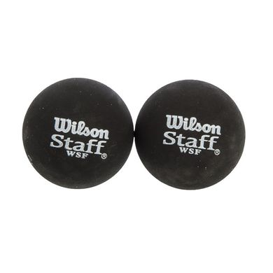 Мяч для сквоша WILSON STAFF SQUASH 2 BALL RED DOT WRT617700 2шт черный