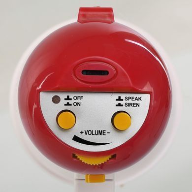 Громкоговоритель мегафон рупор ручной Yaochen HW-1R 15W белый-красный