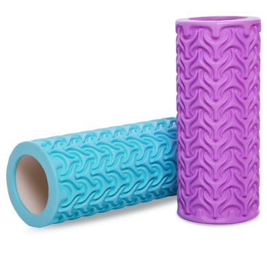 Валик для йоги и пилатеса Grid Roller (33см d-14см) FI-1470, Мятный