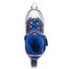Ролики (роликовые коньки) раздвижные Zelart синие Z-9001, 35-38