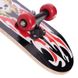 Скейтборд Mini в сборе (роликовая доска) 60х15х1,2см SK-4932, Черно-красный
