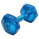 Гантель для фитнеса с TPU покрытием Zelart Jelly Urethane Coated Dumbbells TA-2946-12_5LB цвет синий