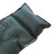Каремат самонадувающийся с подушкой (коврик надувной) TY-0559, Зелёный