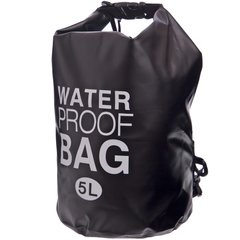 Водонепроницаемый гермомешок Zelart Waterproof Bag TY-6878-5 цвет черный