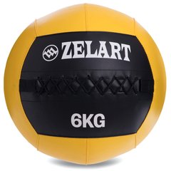 Мяч утяжеленный медицинский для кроссфита волбол 6кг Zelart WALL BALL FI-5168-6