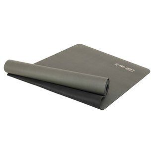 Килимок для фітнесу та спорту PU гума Zelart FI-4903 колір сірий