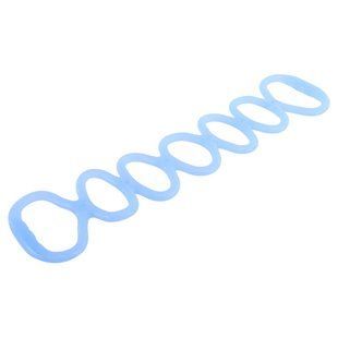 Лента силиконовая эластичная для растяжки с петлями 7 отверстий Stretch Strap Zelart FI-8707 цвет разные цвета