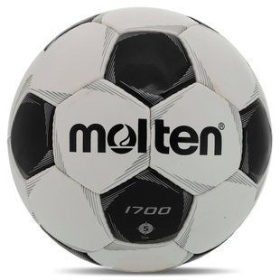 Мяч футбольный MOLTEN F5P1700 №5 PU белый-черный