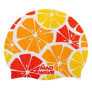 Шапочка для плавания силиконовая для взрослых MadWave CITRUS M055316 цвет желтый