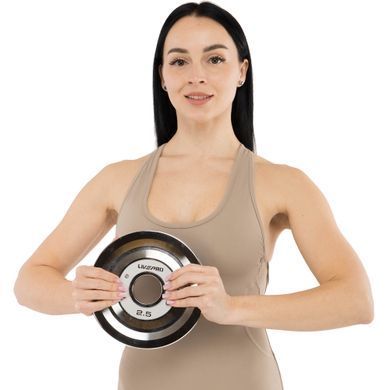 Блини диски сталеві 2 Handle металева втулка LiveUp LP8338-2_5 &oslash;51мм 2,5кг сірий