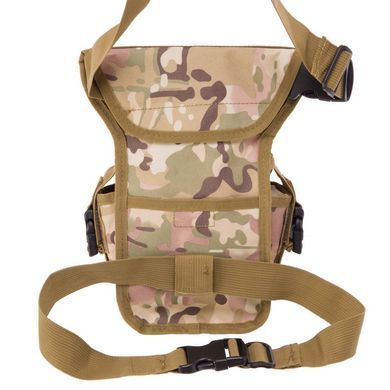 Сумка тактическая на бедро Zelart ZK-13 цвет камуфляж multicam