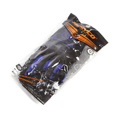 Перчатки для мотокросса SCOYCO черно-синие MC23, L