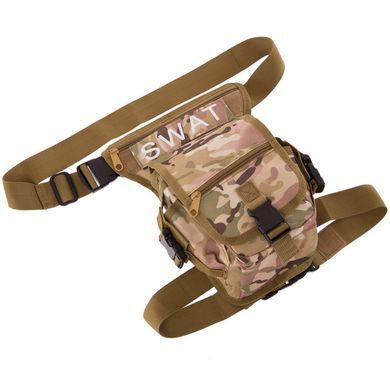 Сумка тактическая на бедро Zelart ZK-13 цвет камуфляж multicam