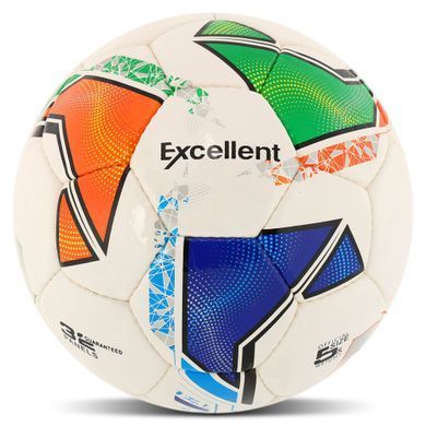 М'яч футбольний SOCCERMAX FB-9495 колір білий-жовтий-синій