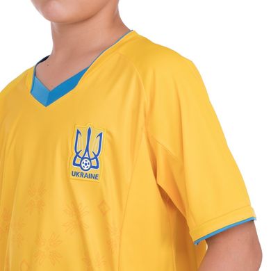 Форма футбольная детская УКРАИНА CO-3573-UKR, рост 116 Желтый
