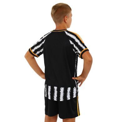 Форма футбольная детская с символикой футбольного клуба JUVENTUS домашняя 2024 Zelart CO-7193 размер XS-22, рост 116 цвет белый-черный