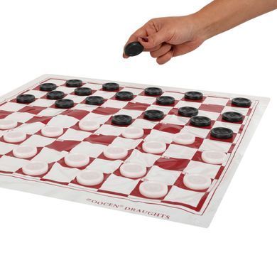 Шашки с виниловым игровым полем Zelart 3107-32