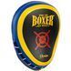 Лапа боксерская изогнутая тренировочная Кожвинил BOXER Элит 2013-01 цвет черный-синий