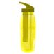 Бутылка для воды спортивная с контейнером для льда 750 мл FI-6436, Салатовый