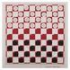 Шашки с виниловым игровым полем Zelart 3107-32