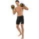 Лапа боксерская изогнутая тренировочная Кожвинил BOXER Элит 2013-01 цвет черный-синий