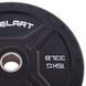 Бамперные диски резиновые Bumper Plates Zelart TA-2258-15 50,4мм 15кг черный