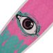Скейт пластиковый 55х14,5см с рисунком Глаз пенниборд HB-13-2, Розовый