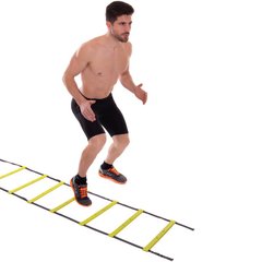 Координационная дорожка 6 метров для тренировок салатовая FI-2565, Салатовый