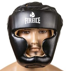 Шлем для бокса закрытый черный Flex FIRE&ICE FR-I475