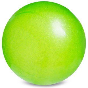 Мяч для художественной гимнастики Галактика Zelart C-6272 цвет зеленый