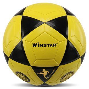 М'яч футбольний WINSTAR FB-00036 колір жовтий-чорний
