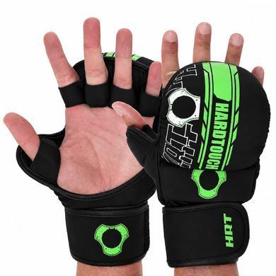 Рукавички Краби спарингові для MMA HARD TOUCH BO-00126 розмір M колір чорний