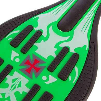 Скейт Роллерсерф (RipStik, Рипстик, Вейвборд) двухколесный SKULL SK-8833, Зеленый