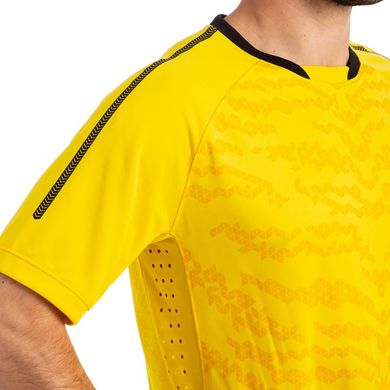 Футбольная форма SP-Sport Pixel черно-желтая 1704, рост 160-165