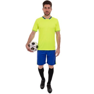 Футбольная форма (футболка, шорты) мужская SP-Sport CO-1905, рост 160-165 Салатовый