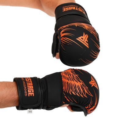 Перчатки Крабы спаринговые для MMA FISTRAGE VL-8437 размер S цвет черный