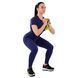 Гантель для фитнеса с TPU покрытием Zelart Jelly Urethane Coated Dumbbells TA-2946-7_5LB цвет желтый
