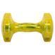 Гантель для фитнеса с TPU покрытием Zelart Jelly Urethane Coated Dumbbells TA-2946-7_5LB цвет желтый