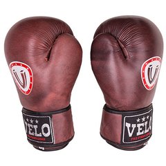 Боксерские перчатки Velo antique кожаные 10 унций VLS1-10