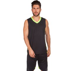 Форма баскетбольная мужская Lingo черная LD-8018, 160-165 см