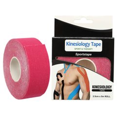 Кинезио тейп для лица и тела Kinesio tape Zelart BC-1091-2_5 размер 2,5смх5м цвета в ассортименте