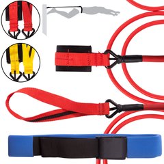 Поясной тренажер для плавания Zelart SWIMMING SAFETY CORD WITH BELT PL-3035