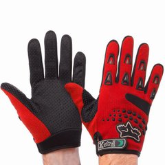 Мотоперчатки текстильные FOX красные размер L BC-4641, L