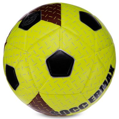 Мяч футбольный HYBRID SOCCERMAX FIFA FB-3124 цвет красный-черный