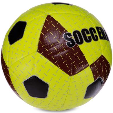 Мяч футбольный HYBRID SOCCERMAX FIFA FB-3124 цвет красный-черный