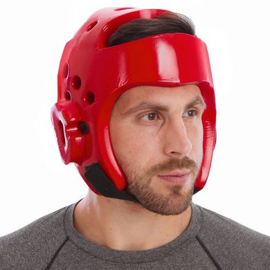 Шлем для тхэквондо WTF красный BO-2018, S