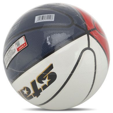 Мяч баскетбольный STAR 3ON3 BB4146C цвет красный-синий-белый