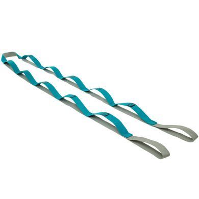 Лента стропа с петлями для растяжки Stretch Strap Record FI-1723 цвет бирюзовый