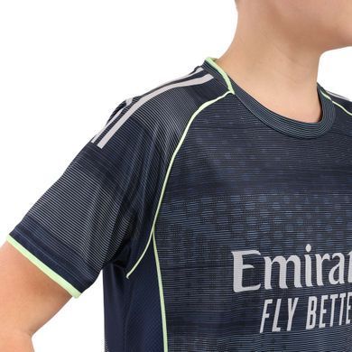 Форма футбольная детская с символикой футбольного клуба REAL MADRID BELLINGHAM 5 гостевая 2026 Zelart CO-7343 размер 20, рост 125-130 цвет темно-синий