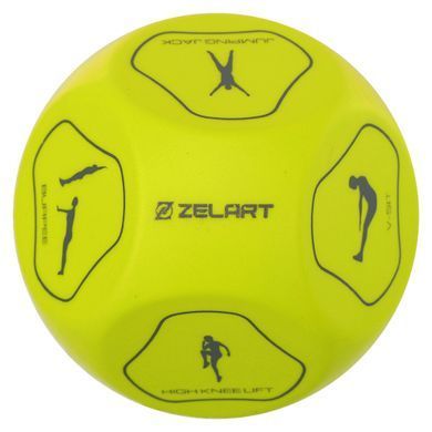 Кубики для тренувань кістки для фітнесу Sports Dice MDbuddy FI-5343 2штуки &oslash;7,5см кольори в асортименті